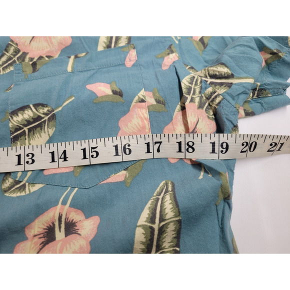 RVCA LUKE PELLETIER SPECIAL EDITION Mens Shirt Medium Hawaii Short Sleeve Floral - Picture 3 of 5